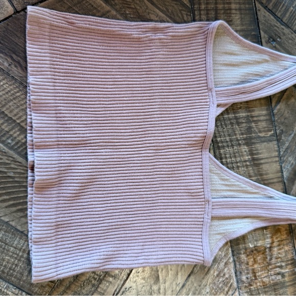 Free People Intimately Ribbed Blush Camisole, Sz ES/Small - Picture 4 of 5